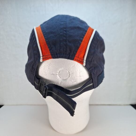 Detroit Tigers New Era Adjustable 5-Panel Hat MLB Cap Blue Orange - Picture 4 of 9